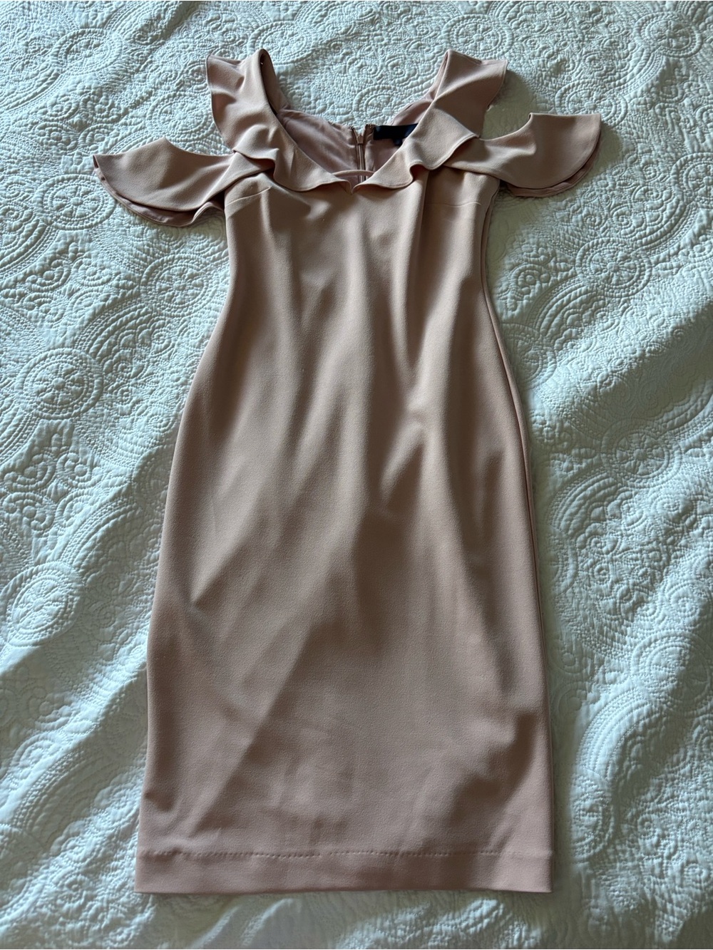 Rachel Roy off the shoulder ruffle dress